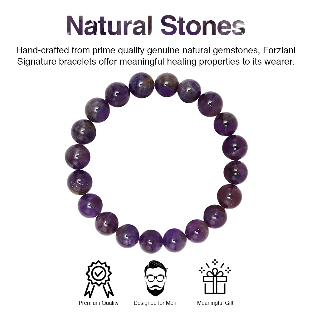 Natural Amethyst Quartz Bracelet purple Gemstone Bracelet - Temu